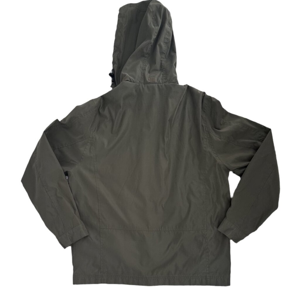London Fog Men's Lightweight Rain Jacket Olive Green Size Small - Picture 8 of 10